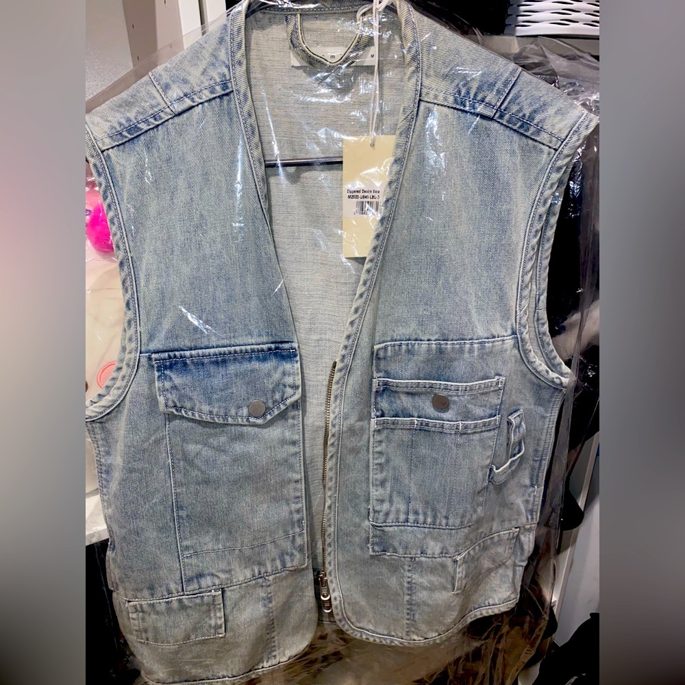 Mnml denim vest